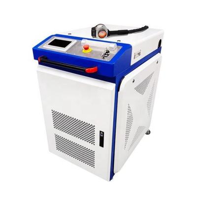 China Hand Held Fiber Laser Cleaning Machine for Carbon Steel Rust Removal 500w 1000 Watt Applicable Material for sale