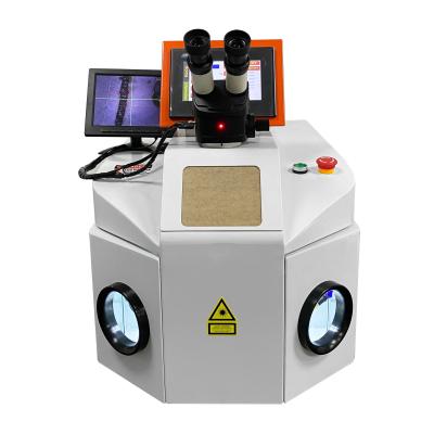 China Portable 200W CCD Fiber Laser Welder for Silver and Gold Jewelry Water Cooling System Easy to Operate MITSUBISHI Servo Motor for sale