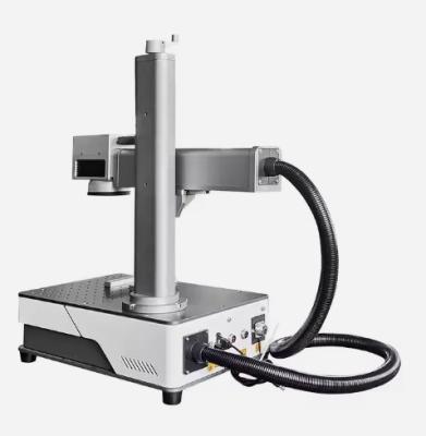 China Metal Materials Fiber Laser Marking Machine Portable Mini 20w 30w 50w with High Precision and 0.001mm Working Accuracy for sale