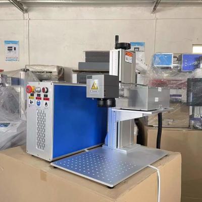 China 3w 5w 10w Portable Laser Marking Machine for Metal Plastic Glass Wood EZCAD Control Software and Fiber Laser Engraving for sale