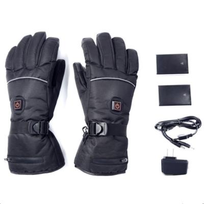 China Antislip thermische warmtehandschoenen PU-leer Composietvezel verwarmingselement Te koop