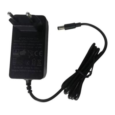 Cina 12.6v 3a Ac Dc Adapter Charger European Standard Plug Dc5.5x2.1mm Maschio in vendita