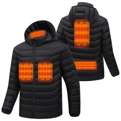 China Chaqueta térmica eléctrica de 5 zonas Temperatura de 3 niveles ajustable en venta