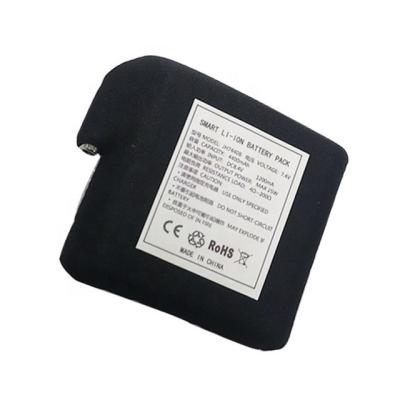 China Black Cloth Wrapped Battery 7.4V 4400mAh 5200mAh 6400mAh 7000mAh Batteries For Heated Vest for sale