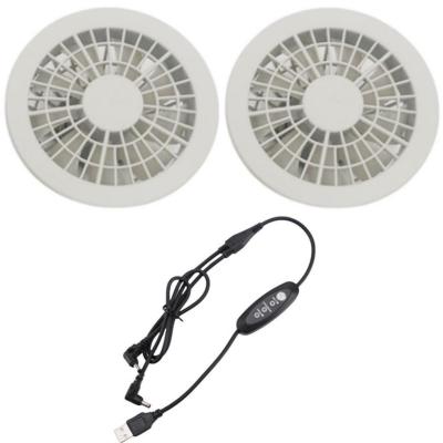 China Three Level Speed Jacket Cooling Fan 2piece Fan For Summer Working Men Suits for sale