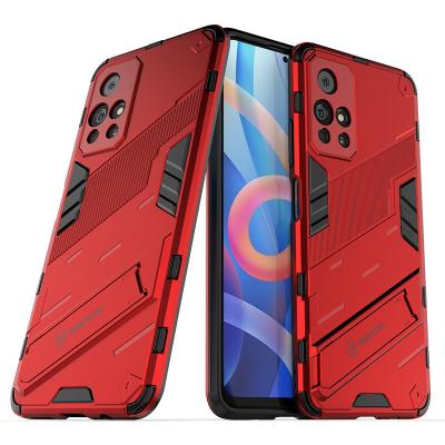 China 4G Kickstand Pro Note 9S 9 Rubber Back Cover Max Shockproof Mobile Phone Case For Redmi Note 10 10s 11 Pro Plus 5G for sale