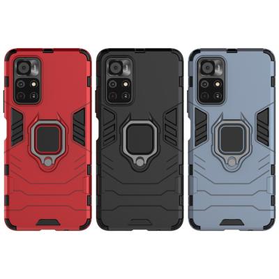 China RM Note 10S 10 4G 5G 9 Pro Shockproof Protective Phone Cases Shockproof Max Cover 9S Back Case With Ring Holder For Redmi Note 11 for sale