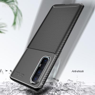 China Carbon Fiber Texture Silicone Shockproof Protective Phone Case Back Cover For Realme GT Master For Realme 8 8i 4G 5G Neo2 2T for sale