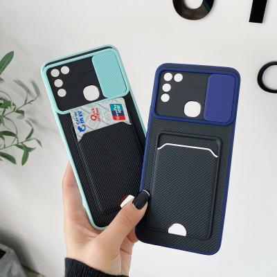 China Shockproof Note 10 Spark 6 Put 2020 7 Pro TPU Card Slot Holder Back Cover Cases Phone Case For Infinix 10 Lite 10S 10i 10T Hot Game for sale