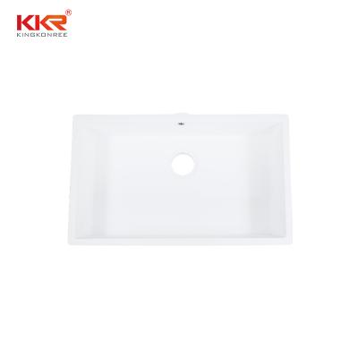 China Easy Clean Washbasin KKR Wholesale Customized Colorful Kitchen Undermount Housing Using Sink Available To Ship for sale