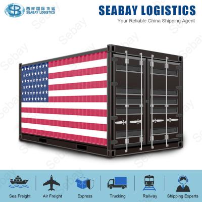 China Reliable Sea Freight Forwarder Shipping Rate From China To USA Seafreight for sale