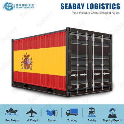 China Reliable Sea Freight Forwarder Shipping Rate From China To Spain Seafreight for sale