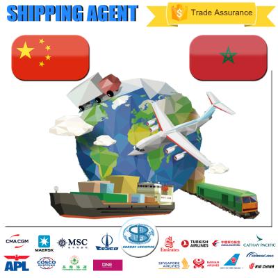 China Freight forwarder from Shenzhen Guangzhou Zhejiang Qingdao Xiamen Guangzhou Shenzhen to Morocco Casablanca Tanger Agadir Logistics Services Company for sale