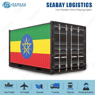 China Shipping Services From Shenzhen Guangzhou Zhejiang Qingdao Xiamen Yiwu To Ethiopia LCL Cargo Consolidation From China To Addis Ababa Modjo Dire Dawa for sale