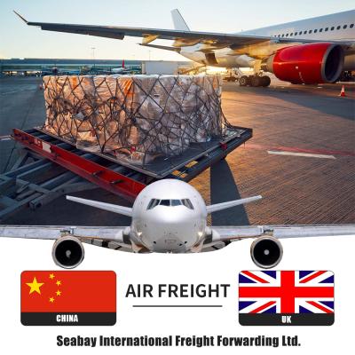 China Professional Air Freight Forwarder Freight Rate From China Shenzhen Guangzhou Zhejiang Qingdao Xiamen To UK United Kingdom London Birmingham Manchester Liverpool for sale