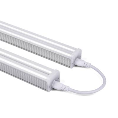 China WAREHOUSE OFFICE 4ft 5ft 8ft Linkable Commercial Shop Kitchen Fixtures Diffuse Double Sided Linear Led Strip Light For Retail Store for sale