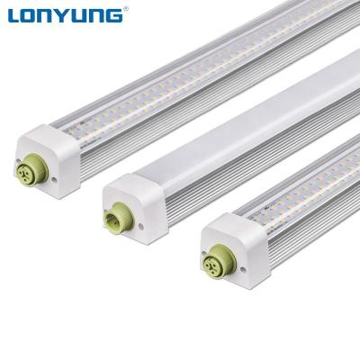 China Warehouse 3000k 4000k IP65 t5 waterproof led batten light 1200mm 40w 30w led tri proof light with ETL DLC listed for sale