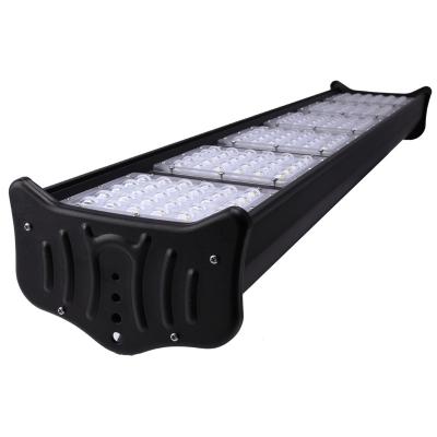 China Warehouse Lights 2ft Black Housing Linear Led Outdoor Industrial Light Fixture 600mm 100w Led Linear High Bay Light for sale