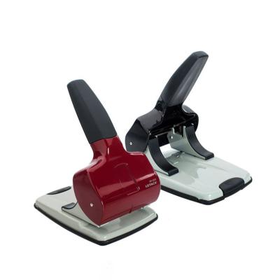 China Wholesale Paper Puncher Metal 2 Hole Puncher With Plastic Handle Desktop Active Page 2 Holes Around Manual Hole Punch for sale