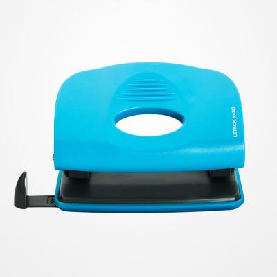 China Wholesale Plastic Round Hole Shell Puncher School 2 Hole Puncher Manual Desktop Punch for sale