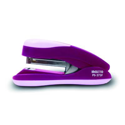 China Beautiful Mini Fashion New Design Flat Manual Nail Stapler Office Stationery Office Stationery Labor Saving Stapler for sale