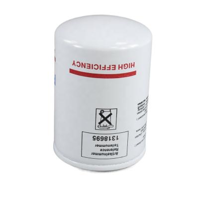 China PU& Filter Paper Oil Filter For MANN Generator Filter Engine Assembly 1318695 for sale