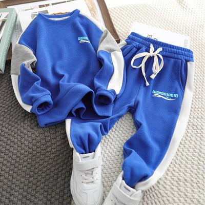 China Wholesale High Quality Hot Colorful QUICK DRY Kids Sweat Suit Two Piece Tracksuits Set Children Clothing for sale