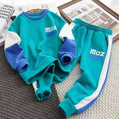 China 2022 QUICK DRY Sweatshirt Kids Winter Clothing Sets Tracksuit Hoodies With Sweatpants 2 Pieces Boys And Girls Leisure Jogging Set for sale