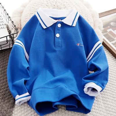 China New Products Breathable Children Kids Clothing Boys Sleeve Long T-Shirts Oversized Drop Shoulder Sweatshirt In China Market for sale