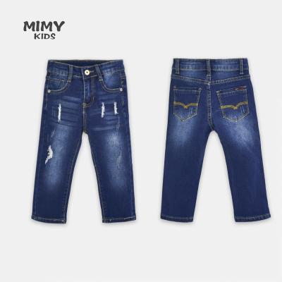 China Breathable 2022 Kids Clothes Wholesale Baby Clothes Small Clothing Sets Kids Boys Jeans for sale