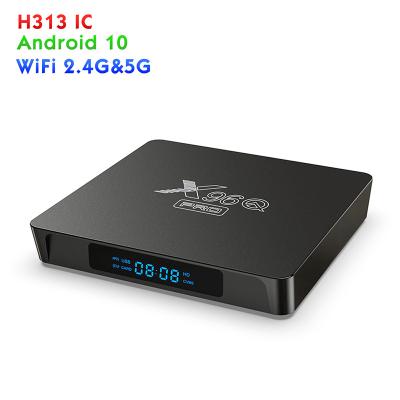 China New Android TV OEM/ODM PLUS MIN X96 PRO 2GB/16GB 2.4G/5G WiFi Allwinner H313 Dual Band Box X96Q 10.0 Cheap Price Updated From X96Q for sale