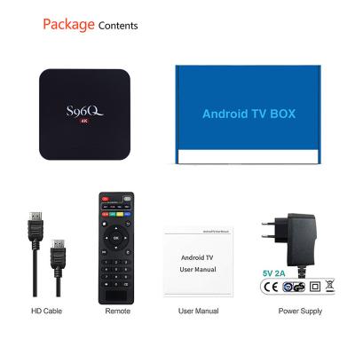 China Cheapest wifi Allwinner H313 5G wifi Android 10.0 Youtube Dual TV Box Android 10 tvbox smart box S96Q VS X96Q STB set top box for sale