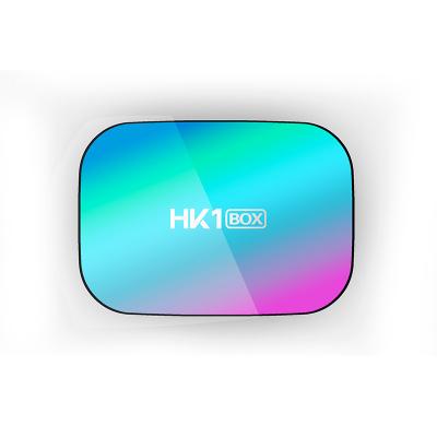 China HK1 Sticker BOX 8K Glass Amlogic S905X3 4GB RAM 64GB TV Box Android 9.0 Set Top Box for sale