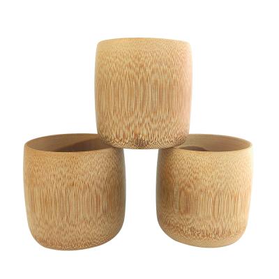 China Custom 100% Natural Reusable Maple Wooden Coffee Japanese Viable Logo Tableware Tea Eco Fiber Small Bamboo Cup for sale