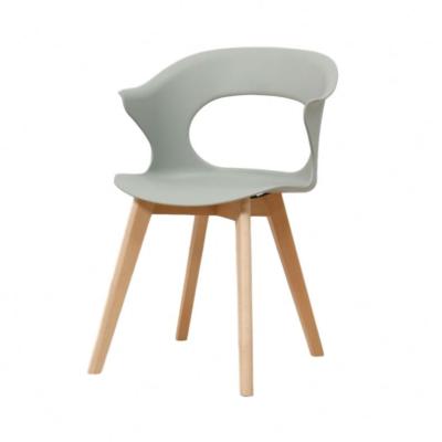 China Modern Design Europe Type Style Home Furniture Wholesale Many Colors Comfortable Dining Chair With Plastic Chair Face for sale