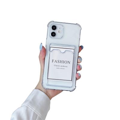 China High Protective Clear Full Case Cover For iPhone 11 XR Shockproof Phone Cover Cases With Card Wallet for sale