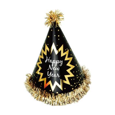 China Activity Decoration Happy New Year Party Decoration Paper Hat New Year Party Supplies for sale