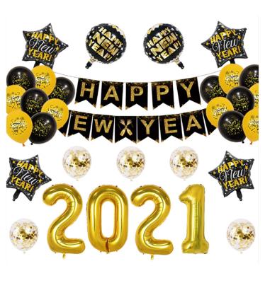 China Gift Toy 2021 Design Party Supplies New Year Balloon Set for sale