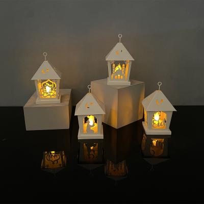 China 100% Eco-friendly Muslim Eid Mubarak Desktop Ornaments Ramadan Led Party Decoration Stars Lights for sale