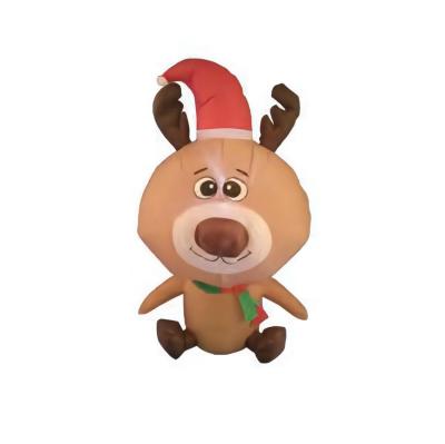 China Children's Christmas Toys/Ourwarm Custom Stable Ornament 6ft 4ft 5m Yard Party Outdoor Reindeer Moose Yard Decoration Inflatable Reindeer for sale