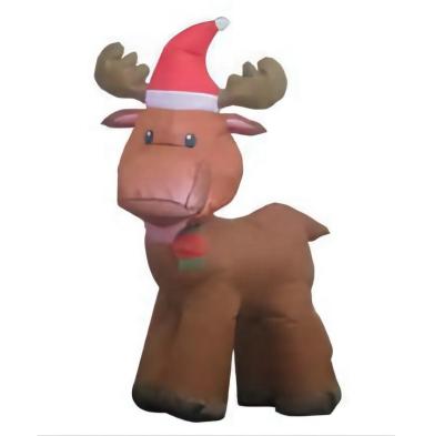 China Kids Christmas Toys Airblown Outdoor Small 5ft 6ft 8ft 5m 6m / Yard Ourwarm 10m Moose Outdoor Party Led Decorative Inflatable Yard Display Decoration for sale