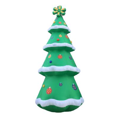 China Ourwarm 5m Airblown Custom Kids/Holiday Christmas Toys Yard Party Outside Floating Yard Display Inflatable Christmas Tree Led Decoration for sale