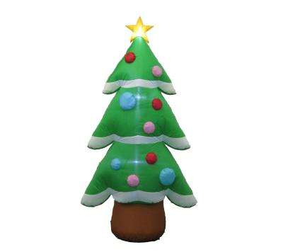 China Children's Christmas Toys/Ourwarm Outdoor Yard Party Outside Decorative Yard Display Inflatable Christmas Tree Decoration With Led Light for sale