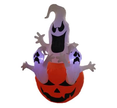 China Disposable Eco-Friendly / Waterproof Ourwarm 7ft Halloween Decoration Custom Outside Nightmare Before The Yard Christmas Ghost Display On Pumpkin for sale