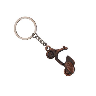 China Fashionable Metal Motorcycle Key Ring Keychain Cute Creative Gift Sports Keychain for sale