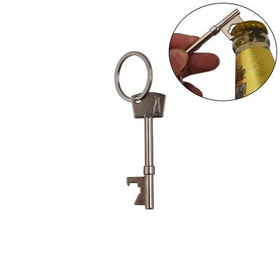 China Mini Metal Key Bottle Opener Beer Openers Soda Bottle Opener Wedding Favor Guest Rustic Key Chain Keyfob Key Chains Zinc Alloy Rustic Gifts for sale