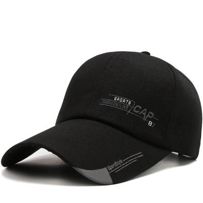 China breathable & Small Order Brand Waterproof Minimum Quality Customized Logo Curved Brim Baseball Hat High Frequency for sale