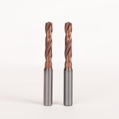 China HRC 50-70 Tool HRC 50-70 Carbide Drill 3D 5D Internal Coolant Internal Coolant Solid Carbide Drill External Turning Tool for sale