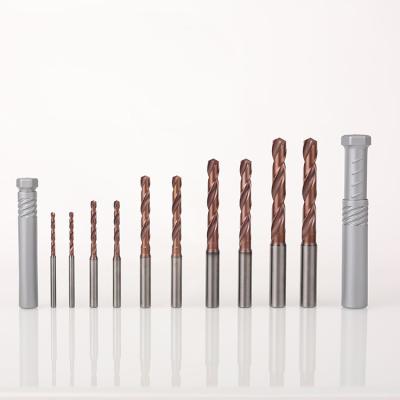 China HIGH TOOL Nonferrous Metal High Quality D4 Tungsten Carbide Drill Bits 3D Carbide Drill for sale