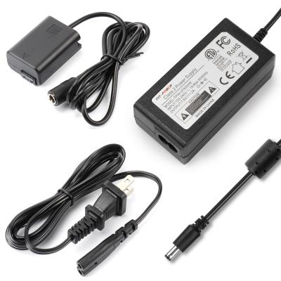 China Fireproof ABS+PC Materials AC-PW20 Camera AC Adapter Camera Charger Power Adapter Kit for sale